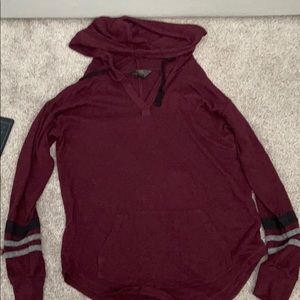 Maroon Lightweight Sports Hoodie